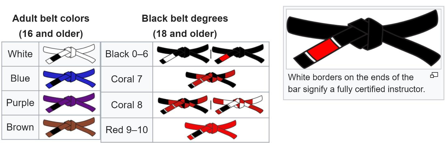 BJJ Belt Color Brief : r/bjj