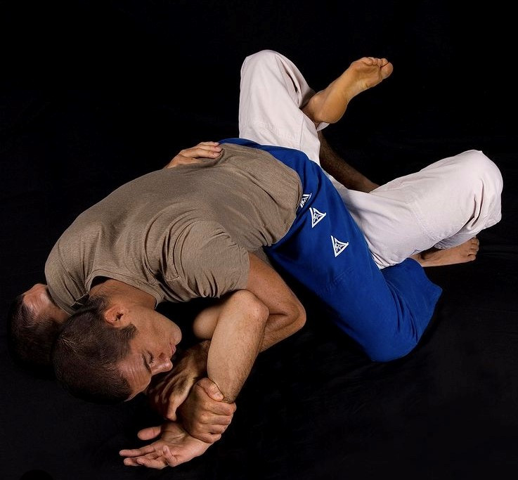 Ryron Gracie performing an Americana Submission